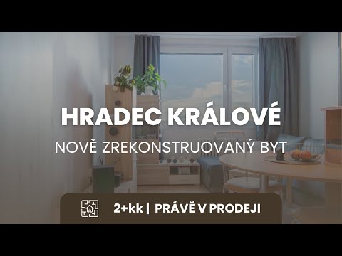 Video Prodej útulného bytu 2+kk v Hradci Králové - Durychova, Nový Hradec Králové
