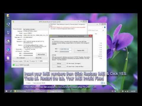how to repair imei xda