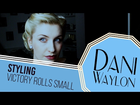 STYLING - Small Victory Rolls mit Haarnetz