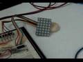 Teste matriz de LEDs 7x5