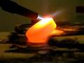 Glowing Reactor Graphite Torch... :: A curious student tried to set nuclear reactor graphite on fire with a blow torch (around 1500 celcius). It didn't burn though it lost some of its mass. Did the graphite in Chernobyl burn?