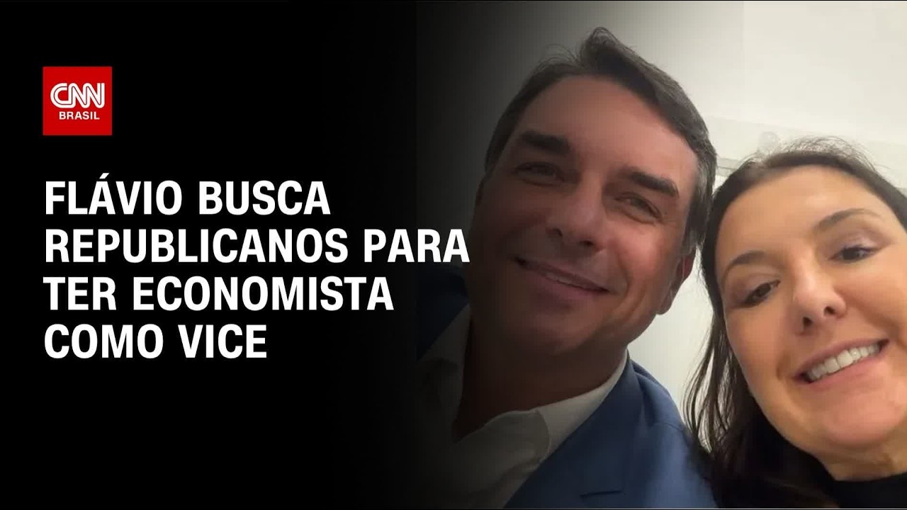 Flávio Bolsonaro busca apoio do Republicanos para ter economista como vice | BASTIDORES CNN