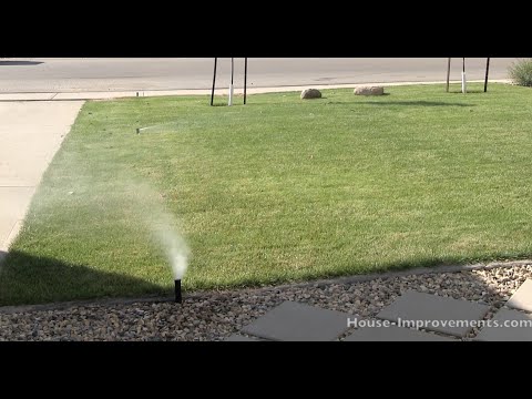 how to drain underground sprinkler system