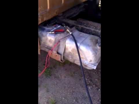 how to drain mr2 fuel tank