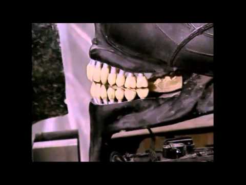 H.R. Giger at Work for "Species"