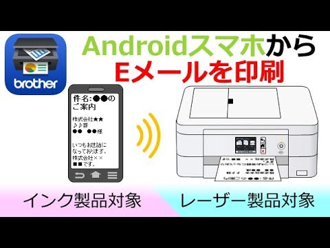 スマートフォンからEメールを印刷(Android編)