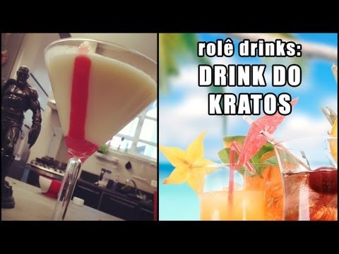 drinks - Aprenda a fazer o DRINKRATOS, o Drink do Kratos, um bom drink dos deuses! Em sua versão com e sem álcool! Curta no Facebook! http://www.facebook.com/rolegour...