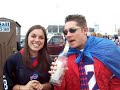 Bills vs. Raiders Bathroom Interview