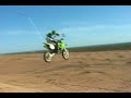 Glamis sand dunes KX-85 no hander Motorcycle Jump