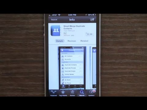 how to eliminate iphone contacts duplicates