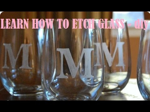 how to get rid of etching on glassware