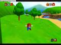 Super Mario 64-Top of the castle with 0 stars!