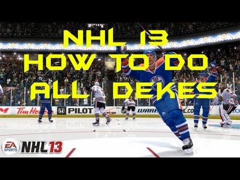 how to perform dekes in nhl 13