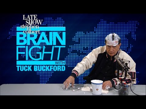 Stephen Colbert's Tuck Buckford skewers Alex Jones' war on Chobani