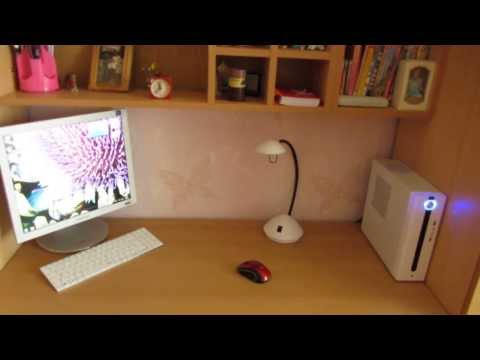 Как выглядит комплект mini-ITX + Rapoo + монитор