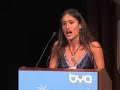 Q'orianka Kilcher's speech - Brower Youth Awards 2007