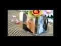 Our Feature Presentation: Square Glass Photo Vase & Cake Topper