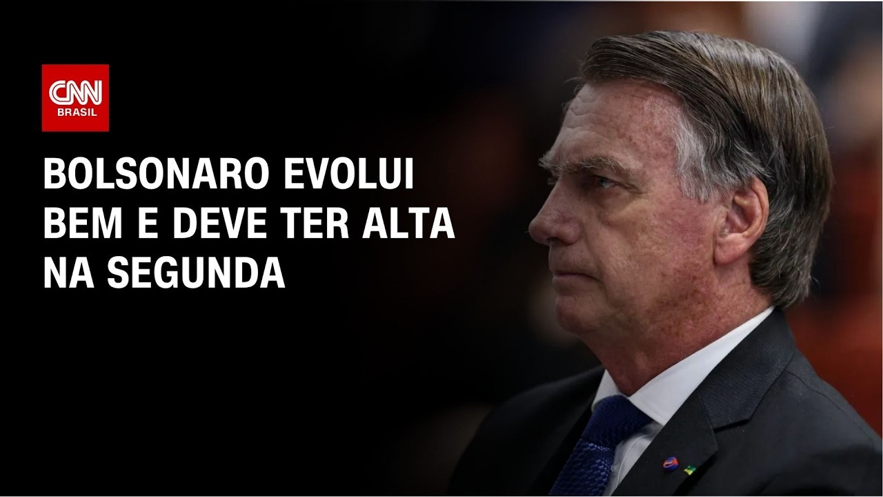 Bolsonaro evolui bem e tem previsão de alta na segunda feira, diz médico | AGORA CNN