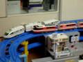Plarail and cat