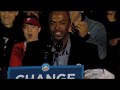 Phillies Shortstop Jimmy Rollins introduces Joe Biden on Election Day Eve 2008
