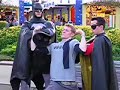 Batman and Robin at Six Flags Magic Mountain 01/12/08 Batman and Robin at Six Flags Magic Mountain 01/12/08