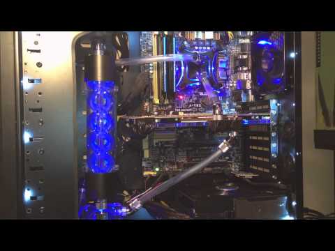 how to drain custom loop