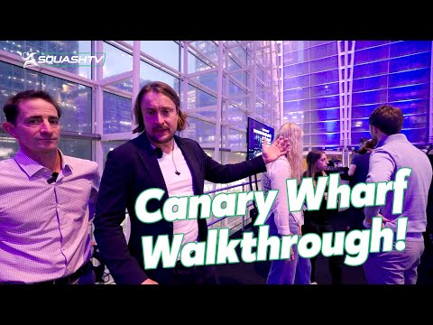 Joey Barrington takes a tour of East Wintergarden for the GillenMarkets Canary Wharf Classic 2023 