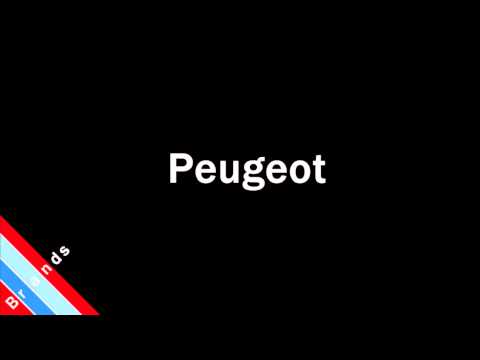 how to pronounce peugeot