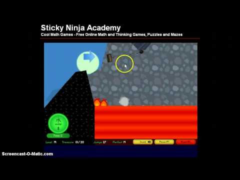 Coolmath-Sticky ninja academy Level 17-19