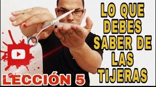 8 - Como usar las tijeras! Curso de barbería LECCION 5 EJERCICIOS PRÁCTICOS