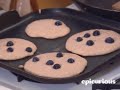 Making Vegan Pancakes with Berries