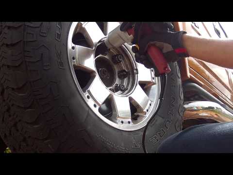 Harbor freight Impact Gun removing 8 lug nuts in HUmmer