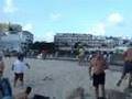 747 Jet Blast In St. Maarten