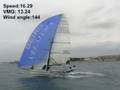 49er at 20 kts