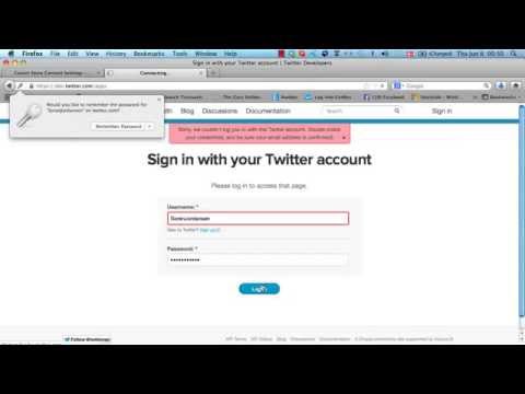 how to twitter api key