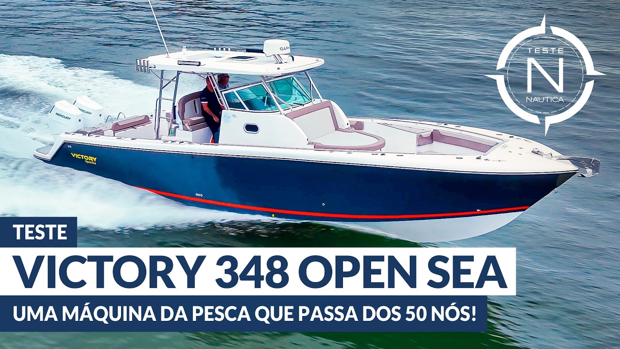 Teste Victory 348 Open Sea: uma máquina de pesca brasileira | NÁUTICA