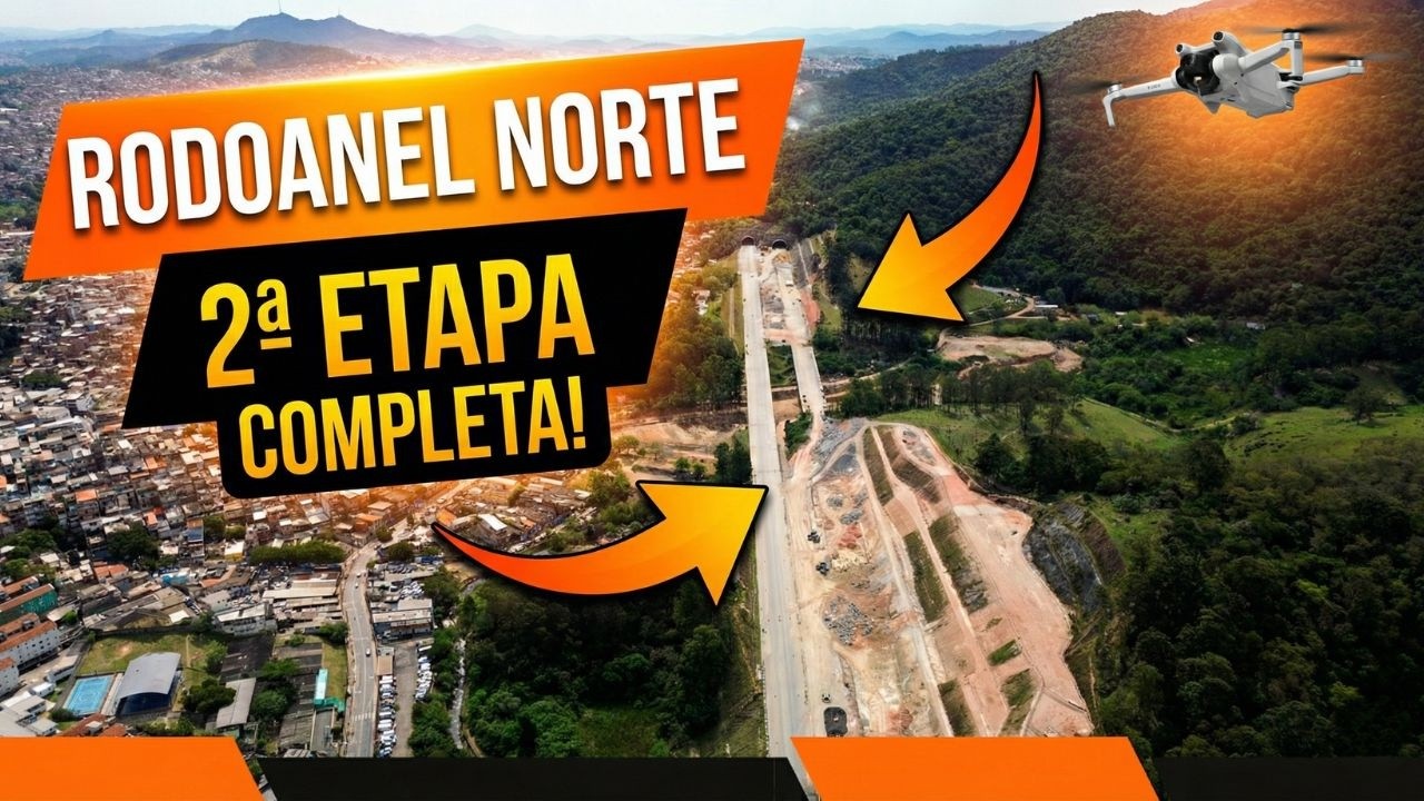 RODOANEL NORTE: A CONQUISTA DA SERRA (Voo Inédito Etapa 2)