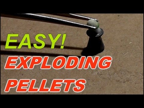 explosive - Simple to make exploding .177 cal. pellets. - Socrates, a local Youtuber came by and we tested them out. Check out his channel: http://www.youtube.com/user/S...