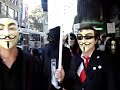 Anonymous Sydney Australia May 10th Protest - March to CoS