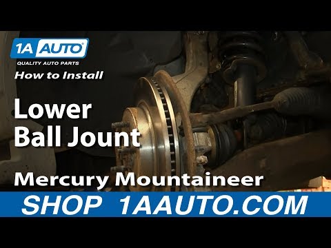 How To Install Replace Lower Ball Jount 1997-2010 Mercury Mountaineer