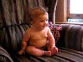 Baby laughing
