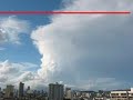 Thunderstorm time lapse over Waianae Mts