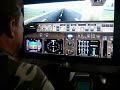 b747 400 pmdg quito  sequ  descent 4 vor ils 35