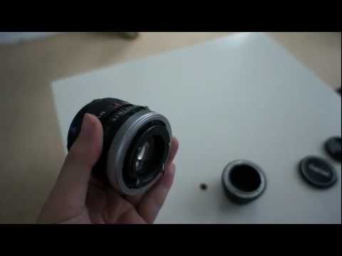 how to attach fd lens to eos