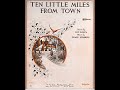 California Humming Birds - Ten Little Miles From Town