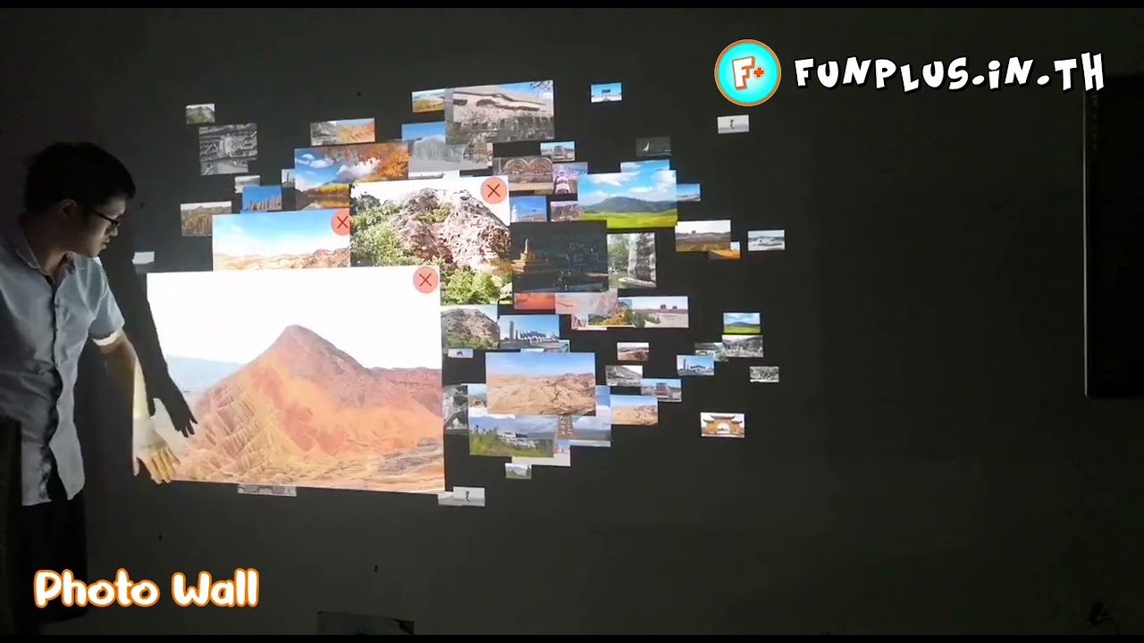 Interactive Photo Wall - by funplus.in.th