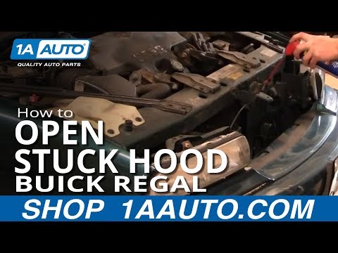 How To Open Stuck Engine Compartment Hood Buick Regal Pontiac Grand Prix