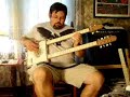 Cigar box Double neck guitar