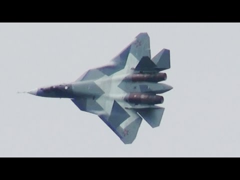 MAKS 2013 PAK FA T-50 amazing maneuverability МАКС ПАК ФА