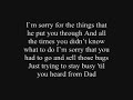 Sorry Blame it on me - Akon with lyrics Sorry Blame it on me - Akon with lyrics